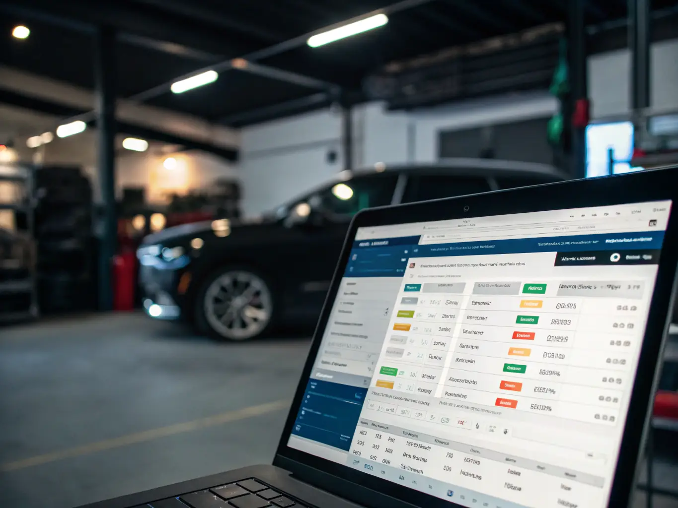 An image of the Shopmonkey dashboard, highlighting its user-friendly interface and features tailored for auto repair shops.