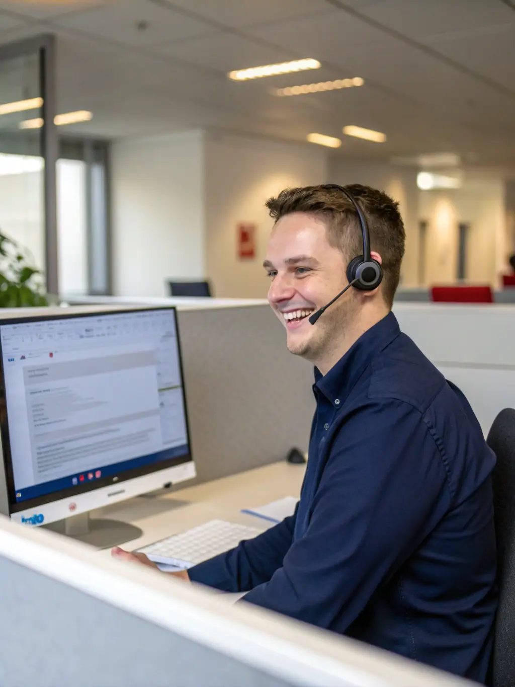 A visual representation of Shopmonkey's customer support system, showing responsive and helpful interactions, contrasted with a competitor's slow and unhelpful support.