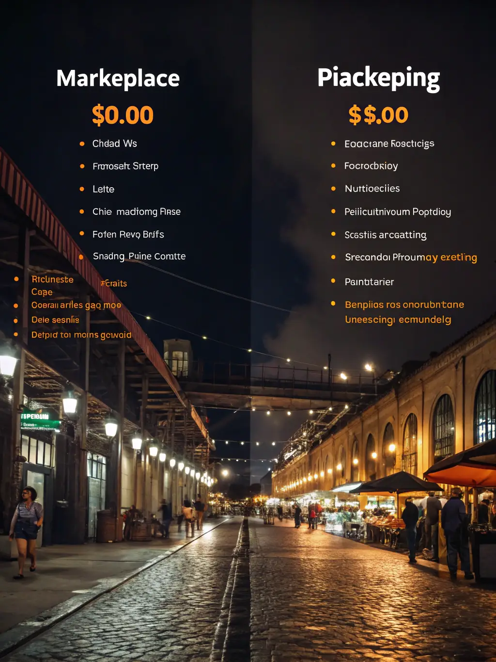 A chart comparing Shopmonkey's pricing structure with competitors, highlighting its transparent and competitive rates, with hidden fees of competitors clearly marked.